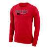Ohio State Buckeyes Nike Gymnastics Scarlet Long Sleeve T-Shirt