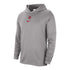 Ohio State Buckeyes Nike Dri-Fit Player Hooded Long Sleeve Gray T-Shirt - In Gray - Front View