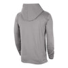 Ohio State Buckeyes Nike Dri-Fit Player Hooded Long Sleeve Gray T-Shirt - In Gray - Back View