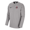 Ohio State Buckeyes Nike Team Issue Authentic Gray Long Sleeve - In Gray - Front View