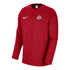 Ohio State Buckeyes Nike Team Issue Authentic Scarlet Long Sleeve - In Scarlet - Front View