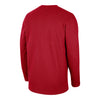 Ohio State Buckeyes Nike Team Issue Authentic Scarlet Long Sleeve - In Scarlet - Back View