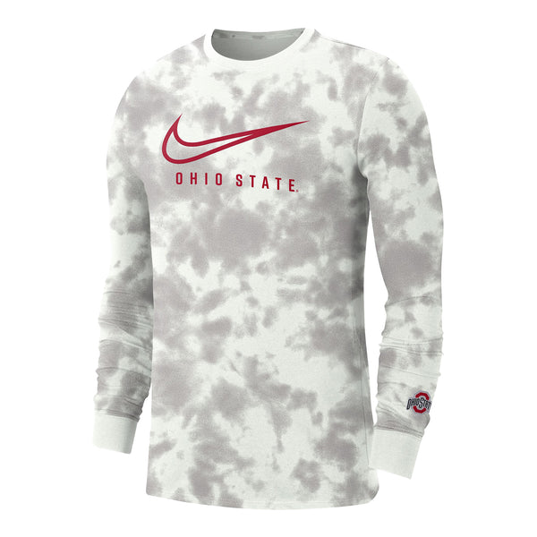 Ohio State Buckeyes Nike Back To School Long Sleeve Gray T-Shirt - In Gray - Front View