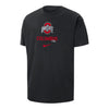 Ohio State Buckeyes Nike DNA Tri blend Black T-Shirt - Front View