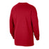 Ohio State Buckeyes Nike College Crewneck Scarlet Long Sleeve T-Shirt - Back View