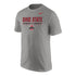 Ohio State Buckeyes Nike Women's Tennis Gray T-Shirt - In Gray - Front View