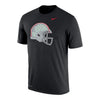 Ohio State Buckeyes Nike Football Helmet Black T-Shirt