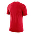 Ohio State Buckeyes Nike Vertical Triblend Scarlet T-Shirt - Back View