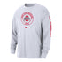 Ohio State Buckeyes Nike Max90 Heritage White Long Sleeve T-Shirt - Front View