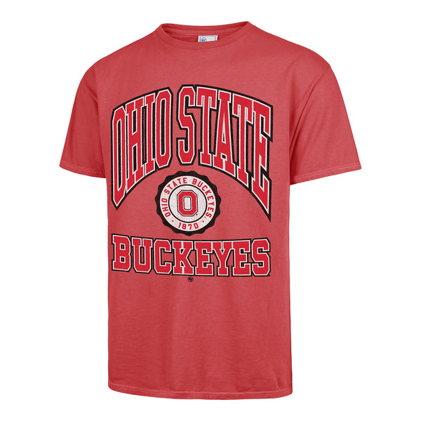 Ohio State Buckeyes Vintage Tubular Scarlet T-Shirt - In Scarlet - Front View