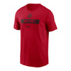 Ohio State Buckeyes Nike Dri-FIT Sideline Legend Scarlet T-Shirt - Front View