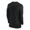 Ohio State Buckeyes Nike Dri-FIT Sideline Coach Black Long Sleeve T-Shirt - Back View
