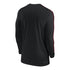 Ohio State Buckeyes Nike Dri-FIT Sideline Coach Black Long Sleeve T-Shirt - Back View