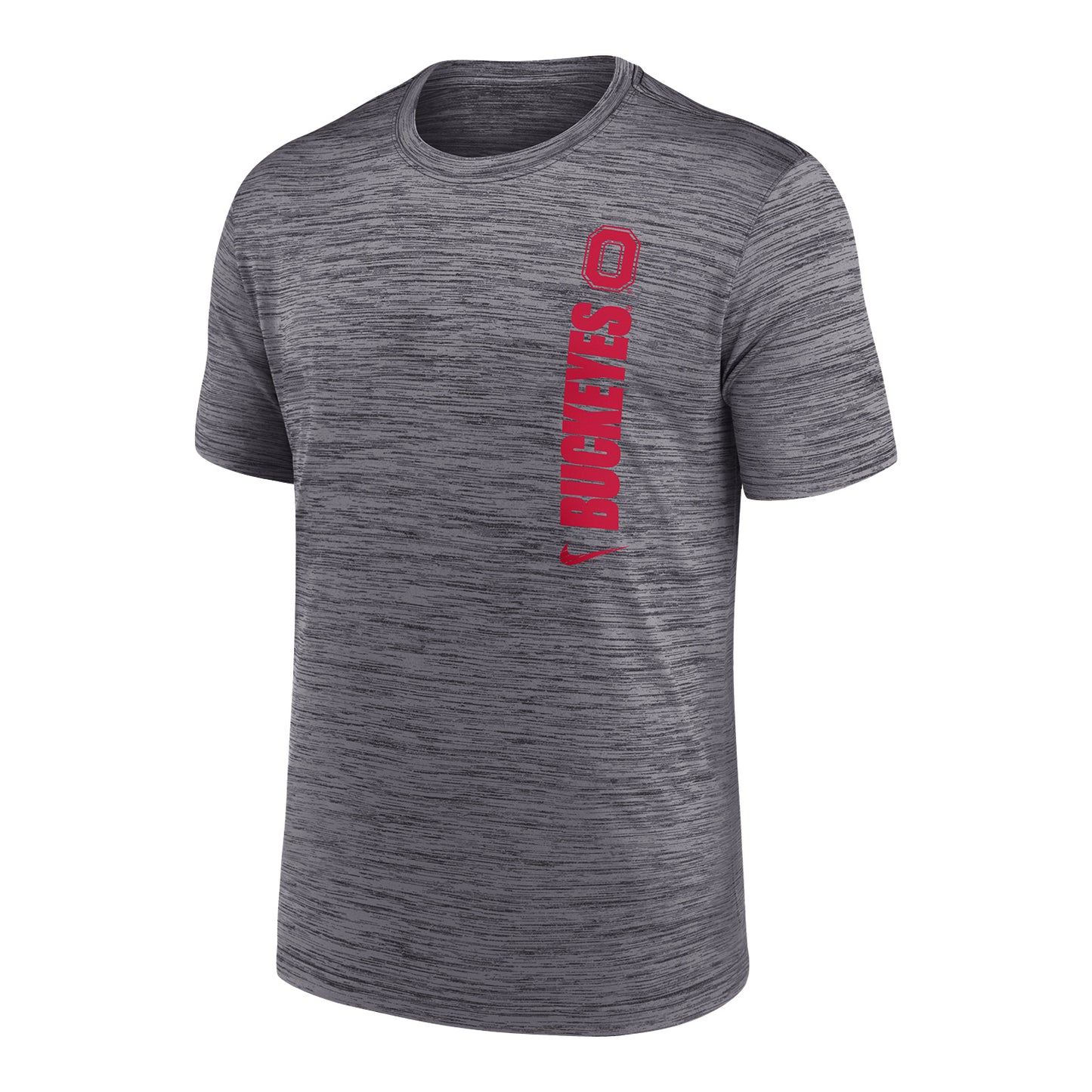 Ohio State Buckeyes Nike Dri-FIT Sideline Velocity Gray T-Shirt - Front View