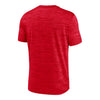 Ohio State Buckeyes Nike Dri-FIT Sideline Velocity Scarlet T-Shirt  - Back View
