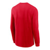 Ohio State Buckeyes Nike Dri-FIT Sideline Legend Scarlet Long Sleeve T-Shirt - Back View