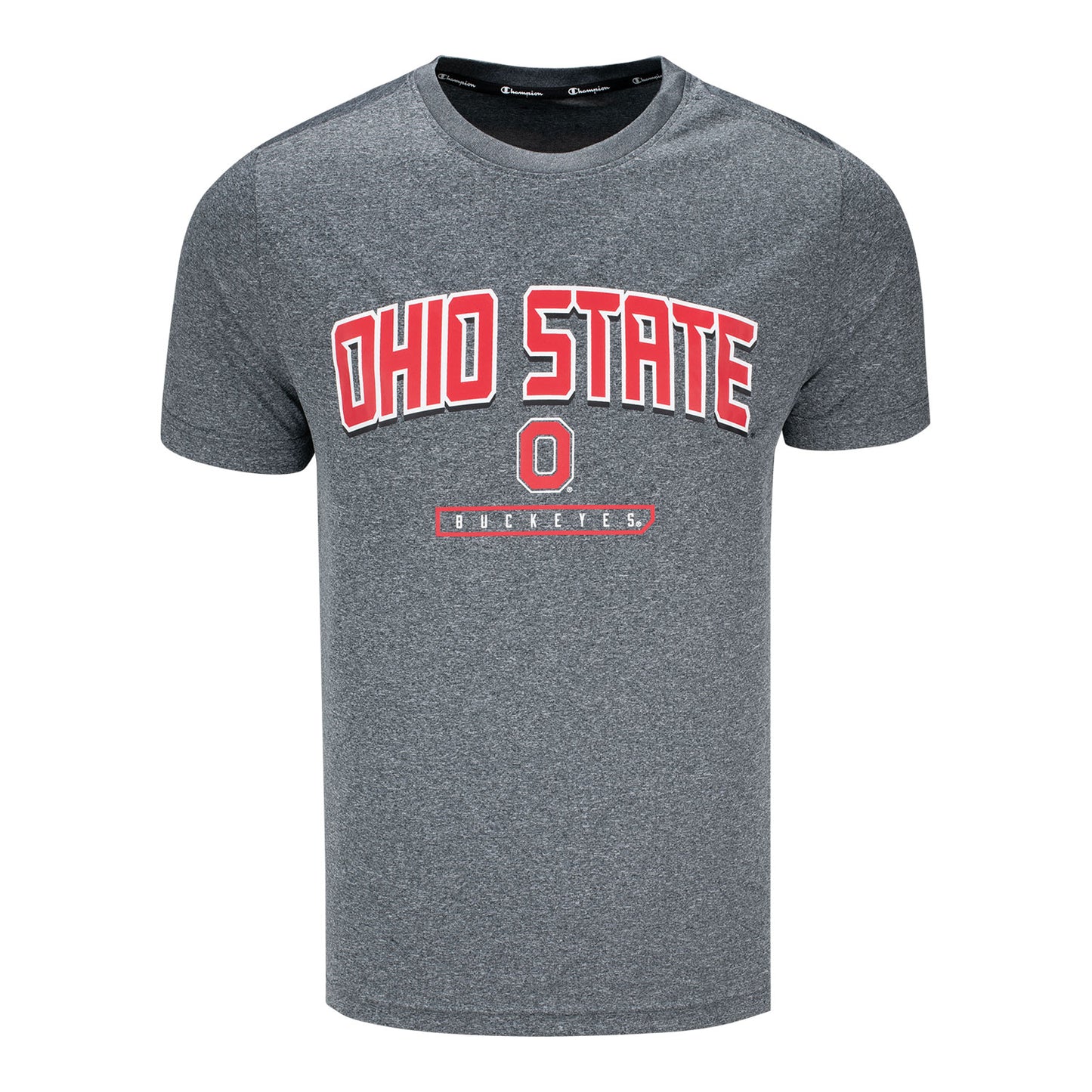 Ohio State Buckeyes Champion Impact T-Shirt In Grey - Front View