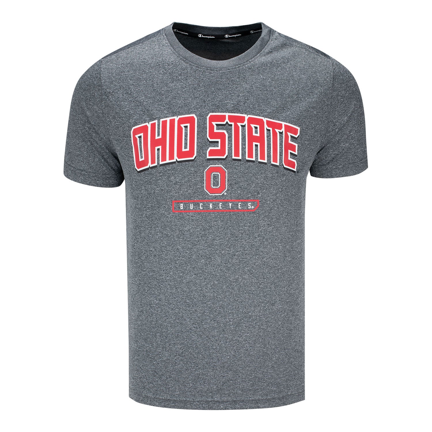 Ohio State Buckeyes Champion Impact T-Shirt In Grey - Front View