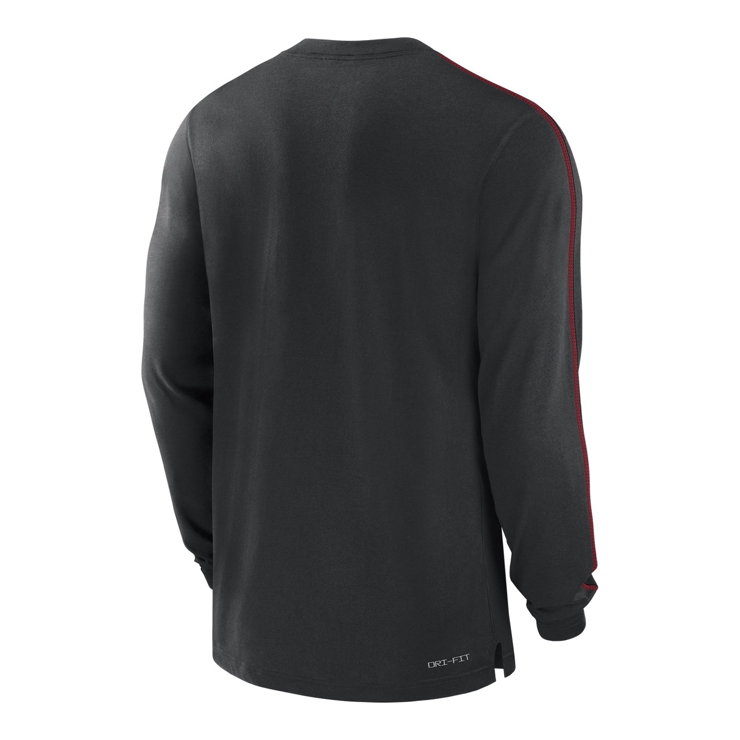 Ohio State Buckeyes Nike Dri-FIT Sideline Player Black Long Sleeve T-Shirt - Back View