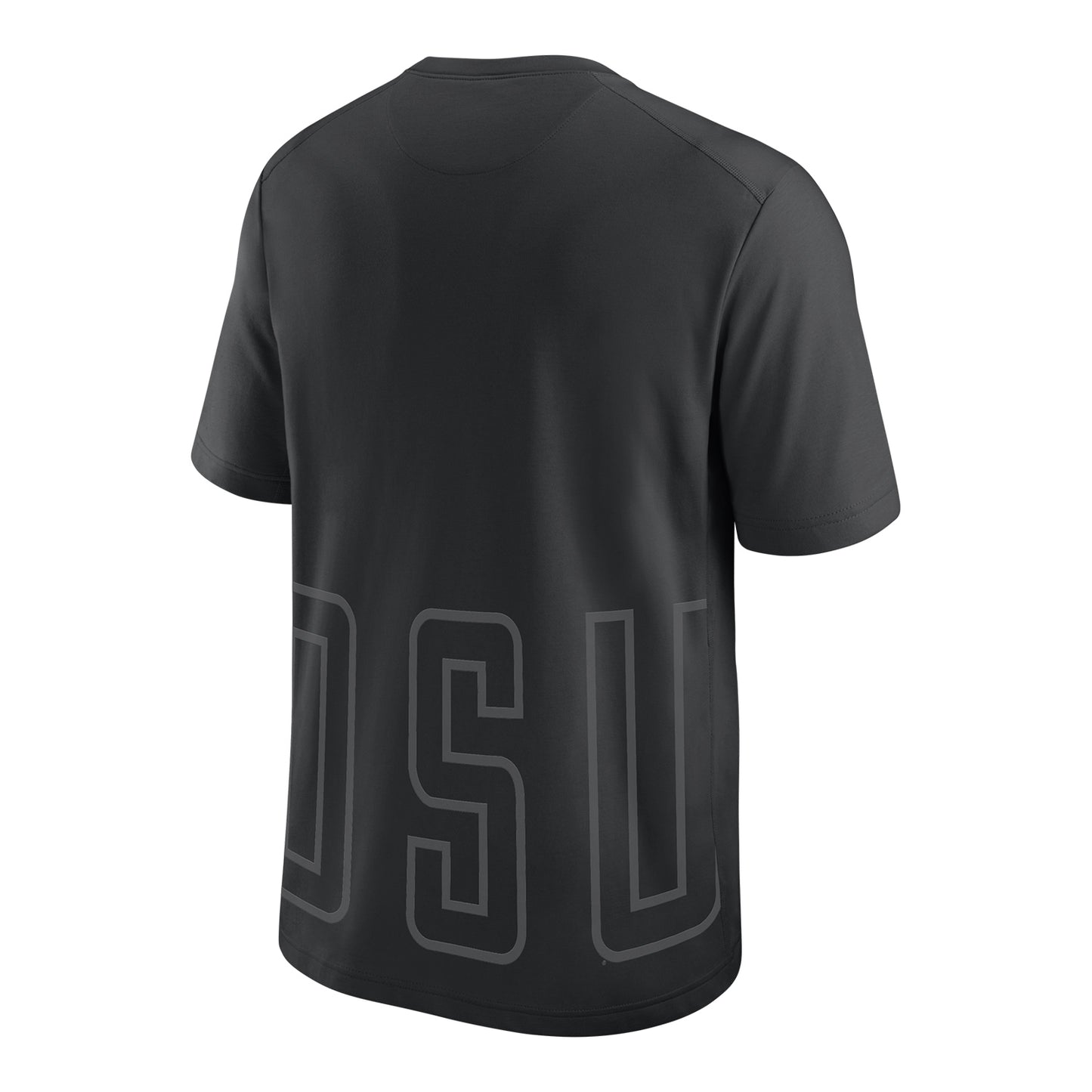 Ohio State Buckeyes Nike Dri-FIT Performance Statement Triple Black Short Sleeve T-Shirt - Back View