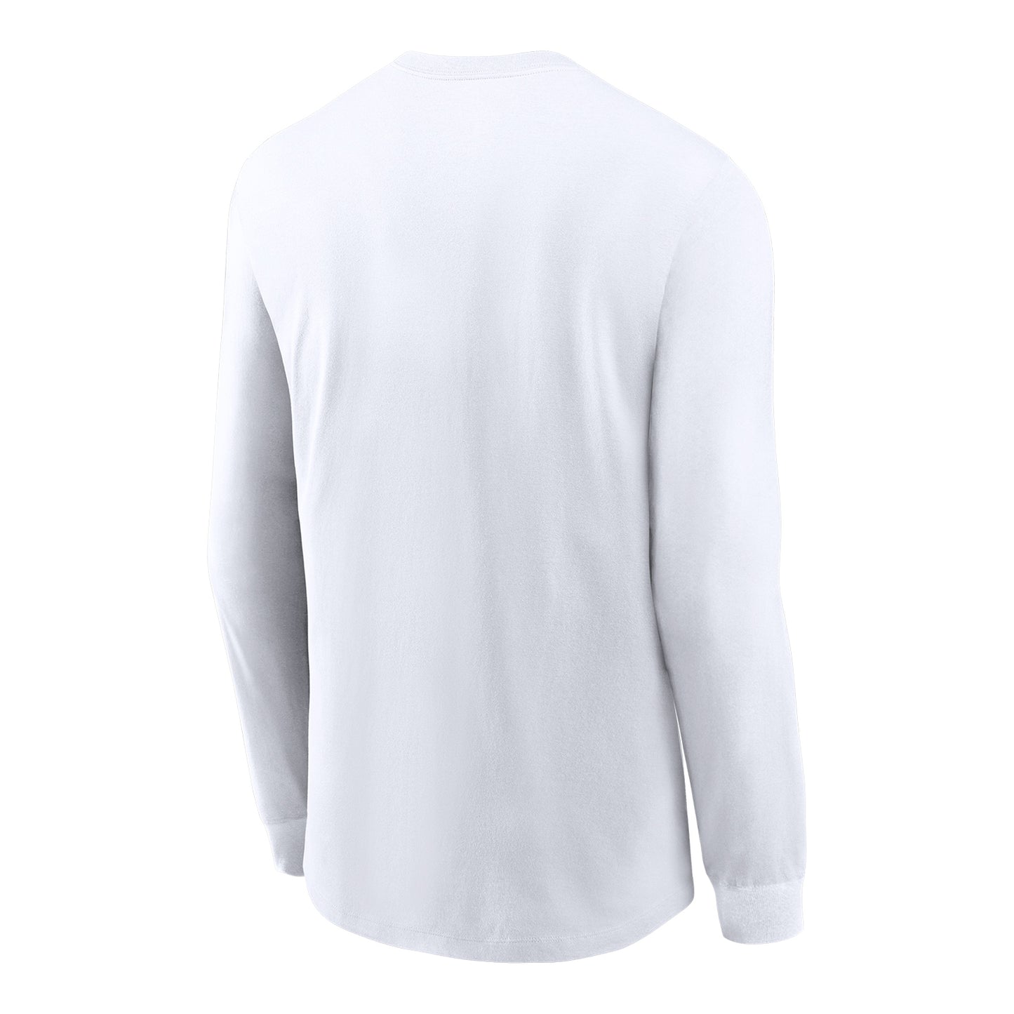 Ohio State Buckeyes Nike 2 Hit Logo White Long Sleeve T-Shirt - Back View