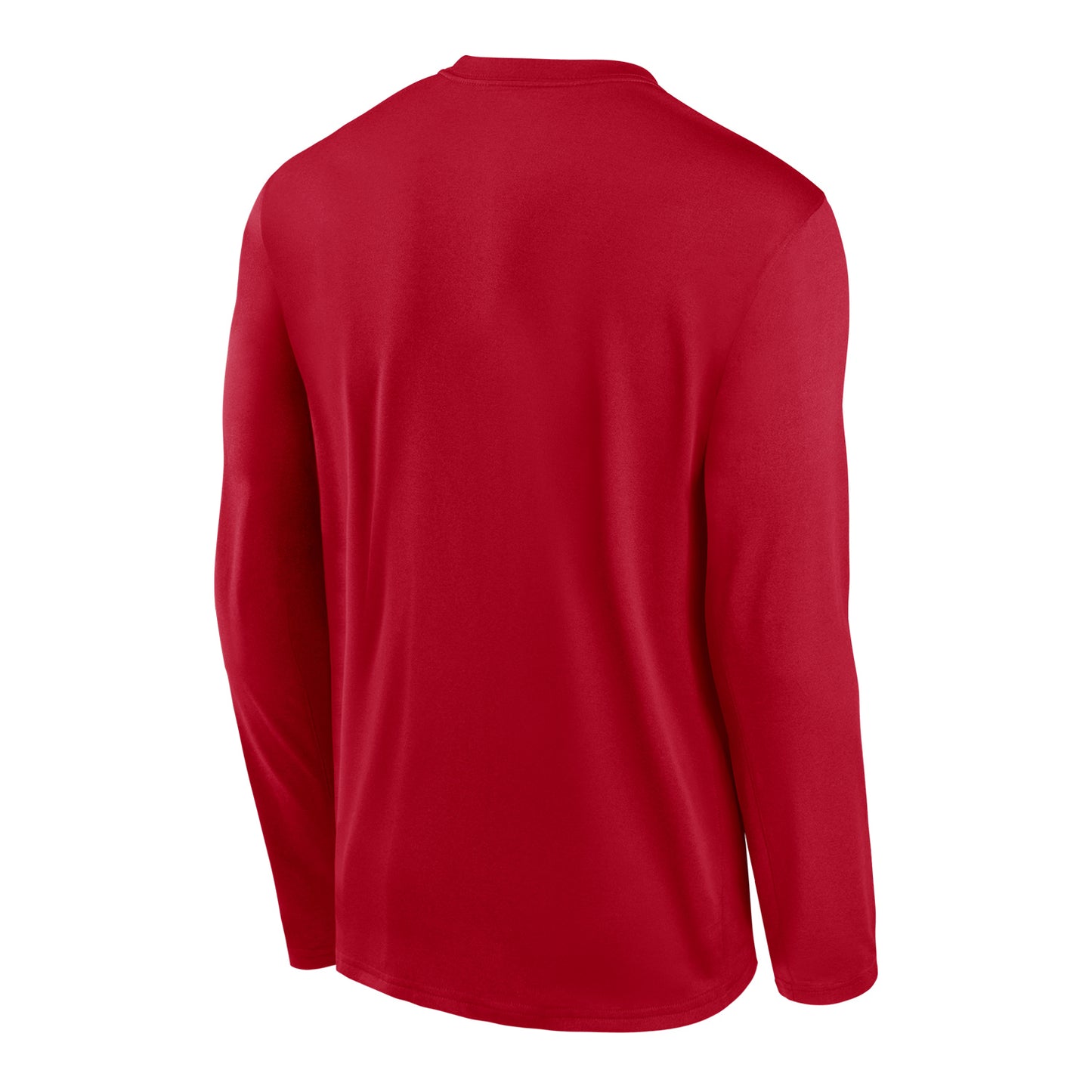 Ohio State Buckeyes Nike 2 Hit Legend Icon Scarlet Long Sleeve T-Shirt - Back View