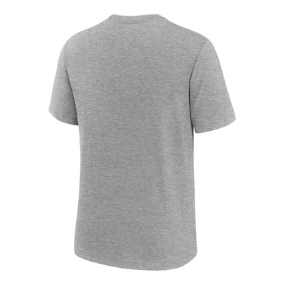 Ohio State Buckeyes Nike Triblend Horseshoe Gray Short Sleeve T-Shirt - Back View