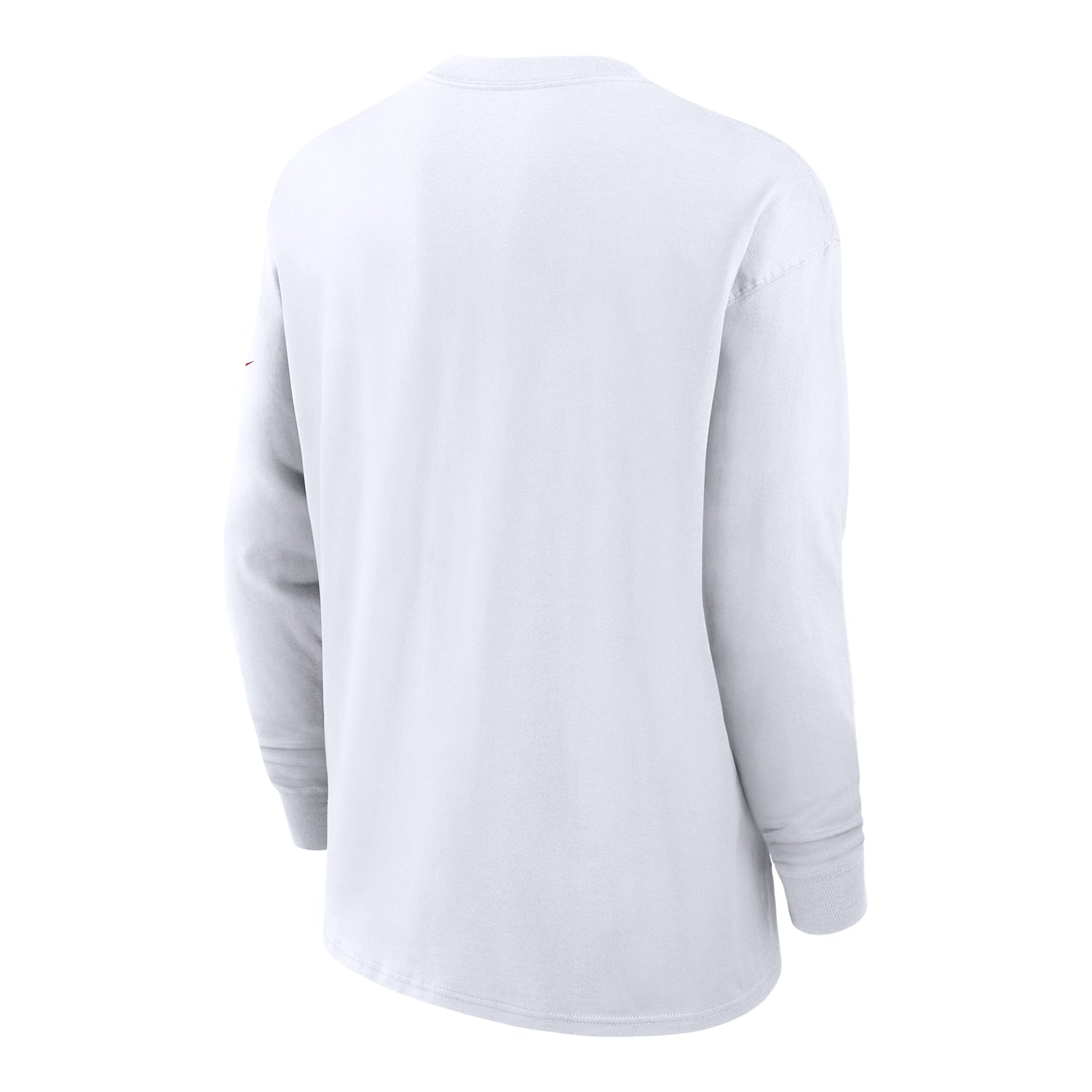 Ohio State Buckeyes Nike Max 90 Legacy Logo Pocket White Long Sleeve T-Shirt - Back View