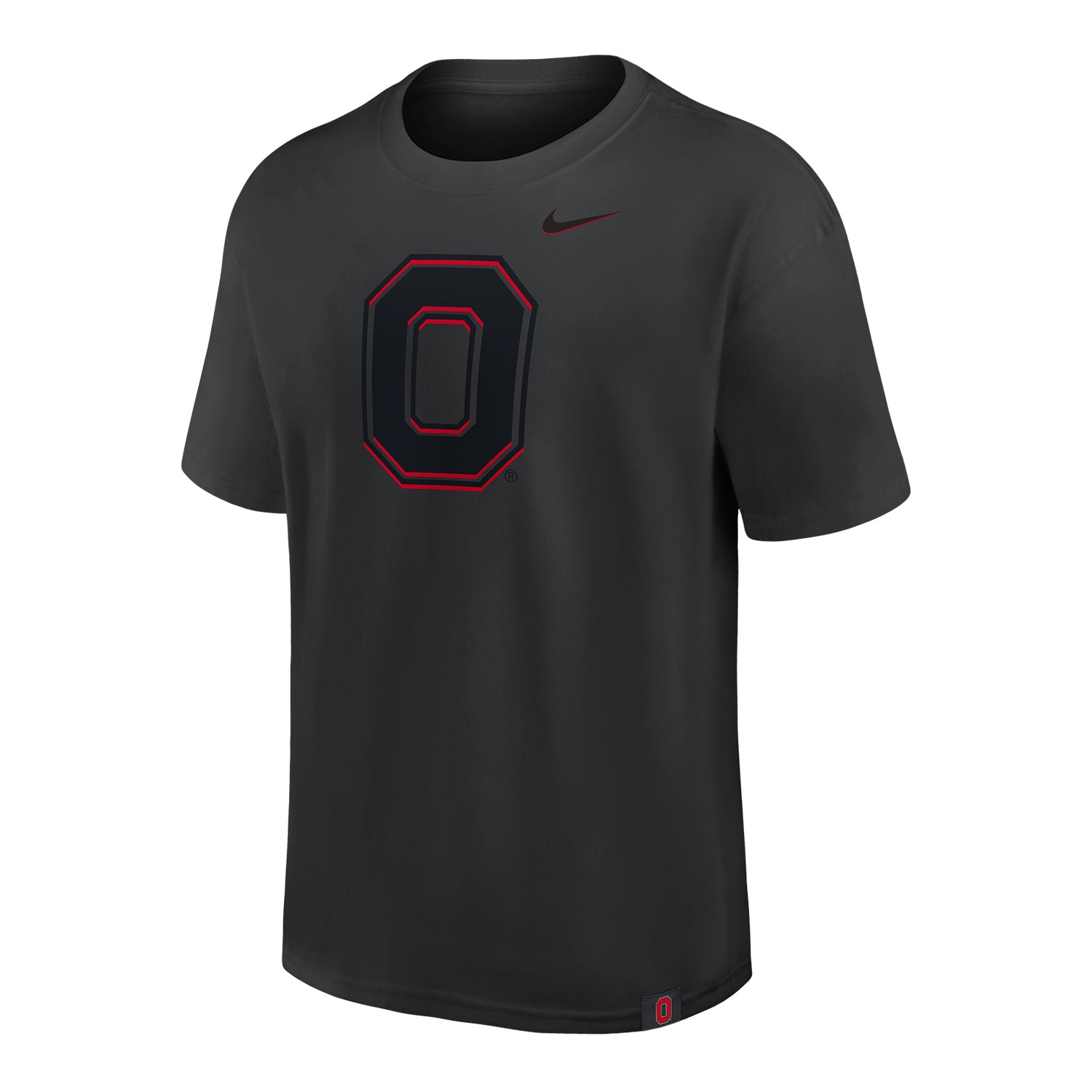 Ohio State Buckeyes Nike Max 90 Double Black Short Sleeve T-Shirt - Front View