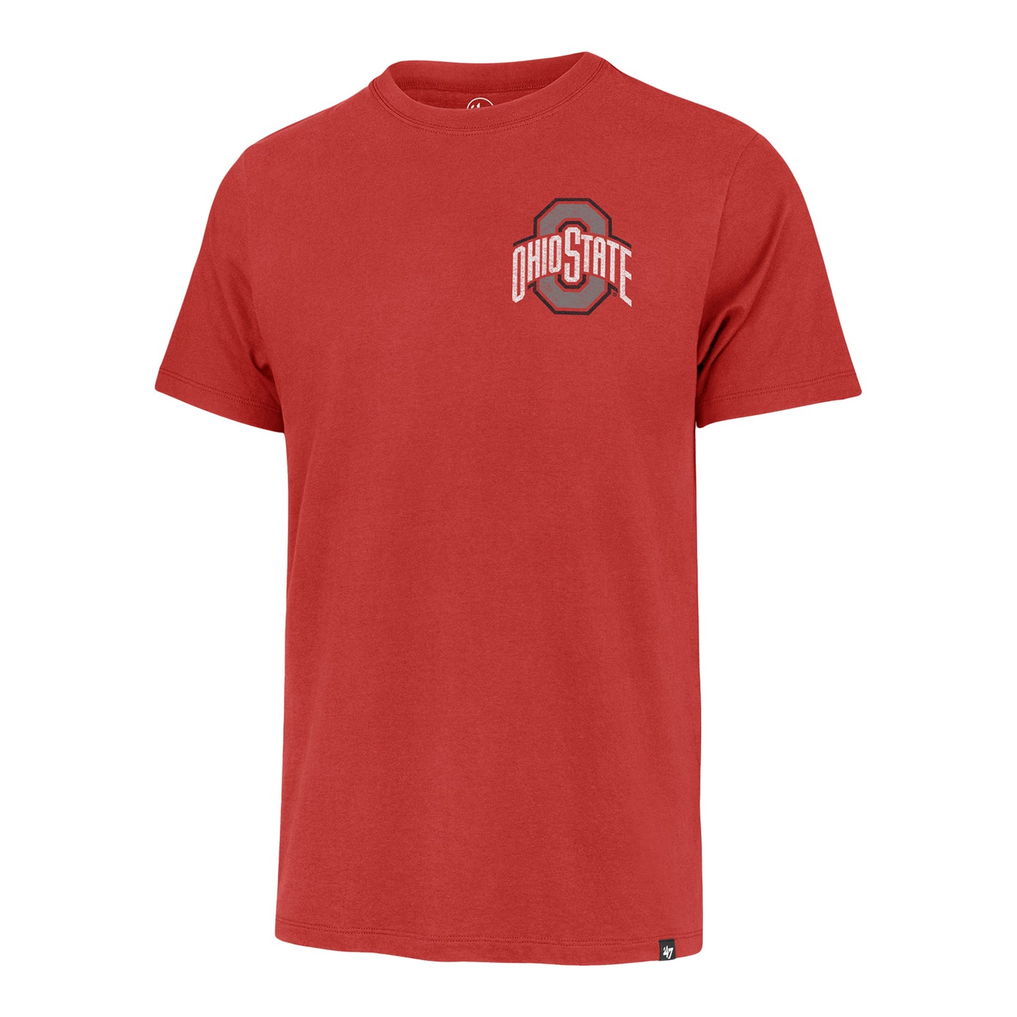 Ohio State Buckeyes 47 Brand Primary Logo/Brutus T-Shirt - Front View