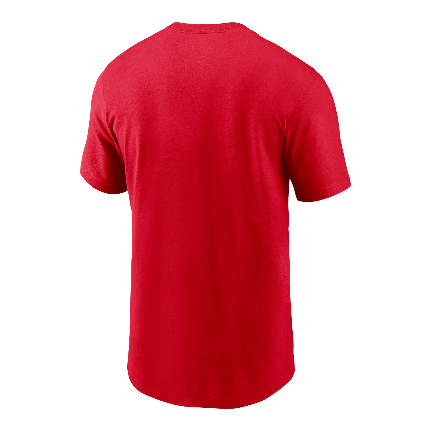 Ohio State Buckeyes Nike Crest Scarlet Short Sleeve T-Shirt - Back View