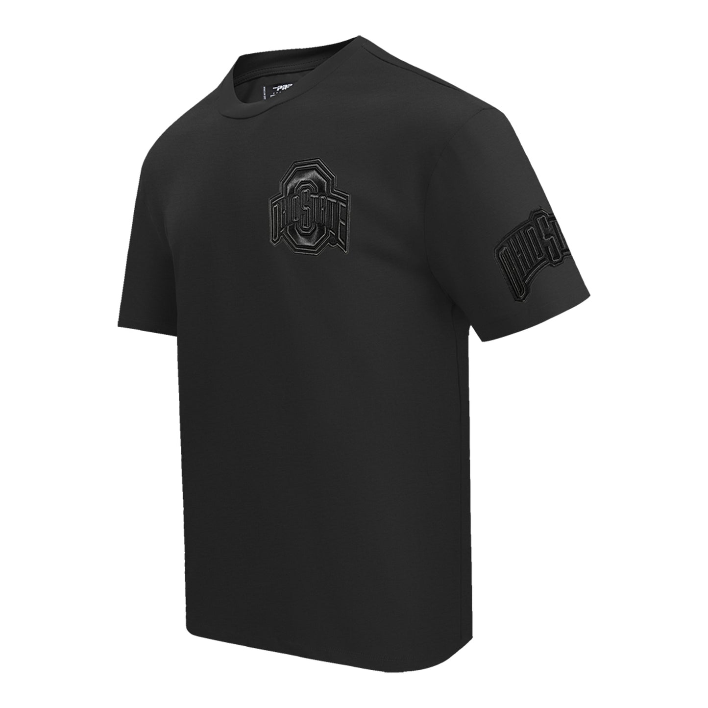 Ohio State Buckeyes Pro Standard Triple Black T-Shirt - Front View