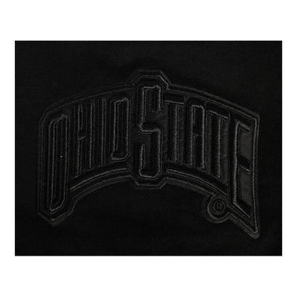 Ohio State Buckeyes Pro Standard Triple Black T-Shirt - Detail View