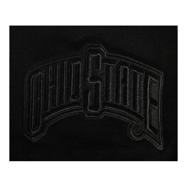 Ohio State Buckeyes Pro Standard Triple Black T-Shirt - Detail View