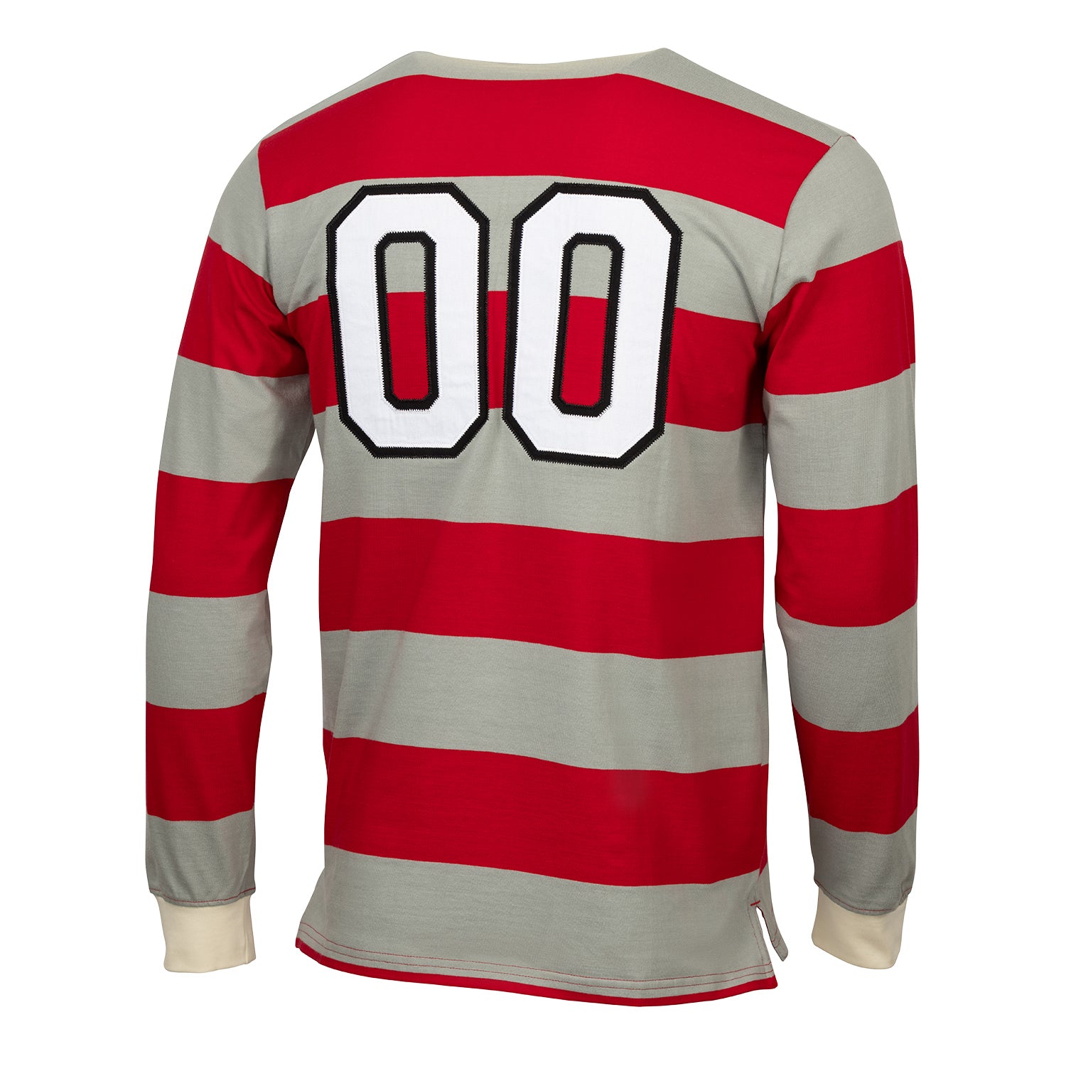 Ohio State Buckeyes Striped Rugby Shirt - Back View