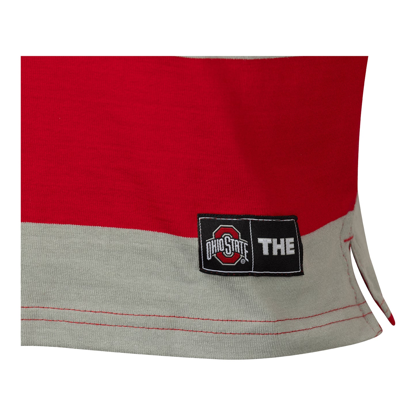 Ohio State Buckeyes Striped Rugby Shirt - Detail View