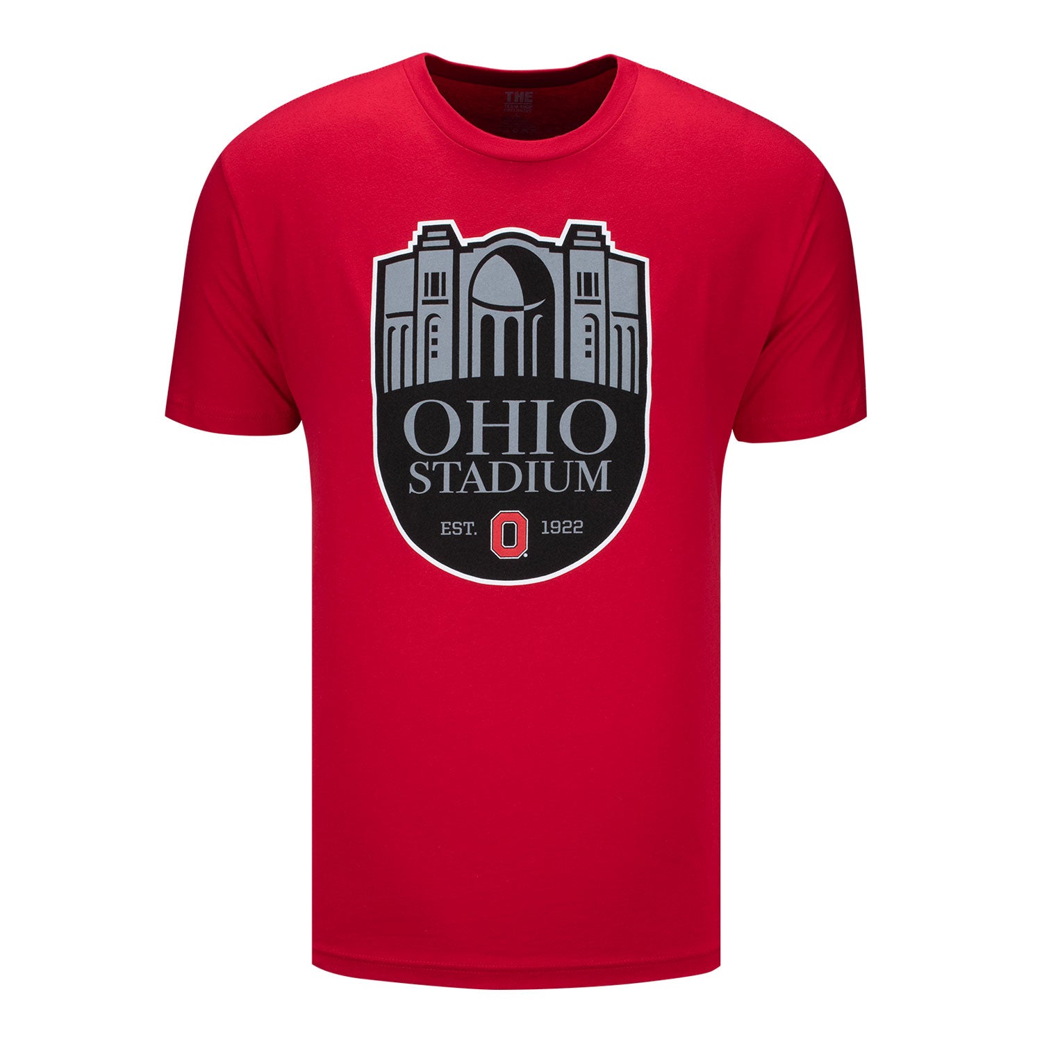 Ohio State Buckeyes Ohio Stadium Scarlet T-Shirt - Front View