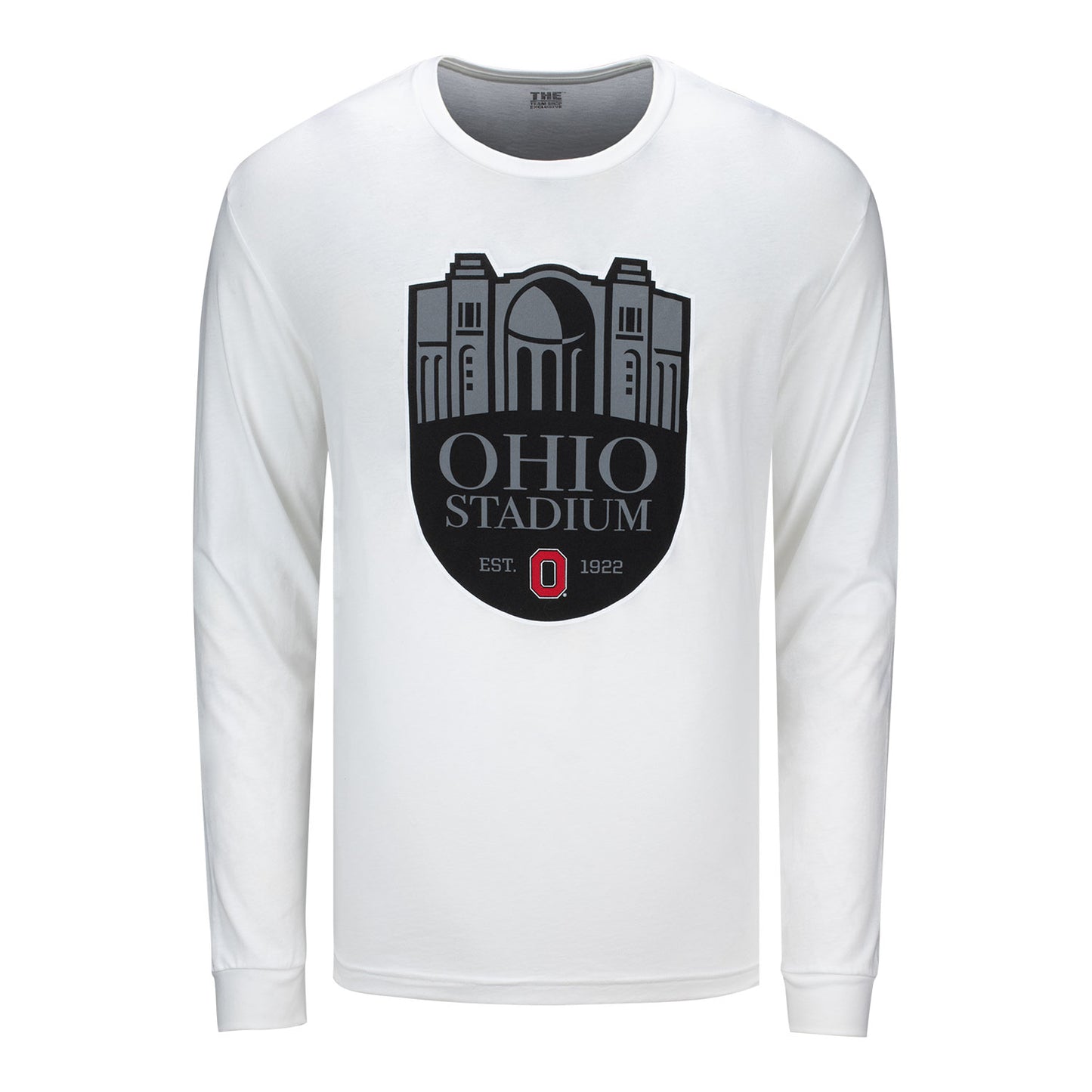 Ohio State Buckeyes Ohio Stadium White T-Shirt - Front View