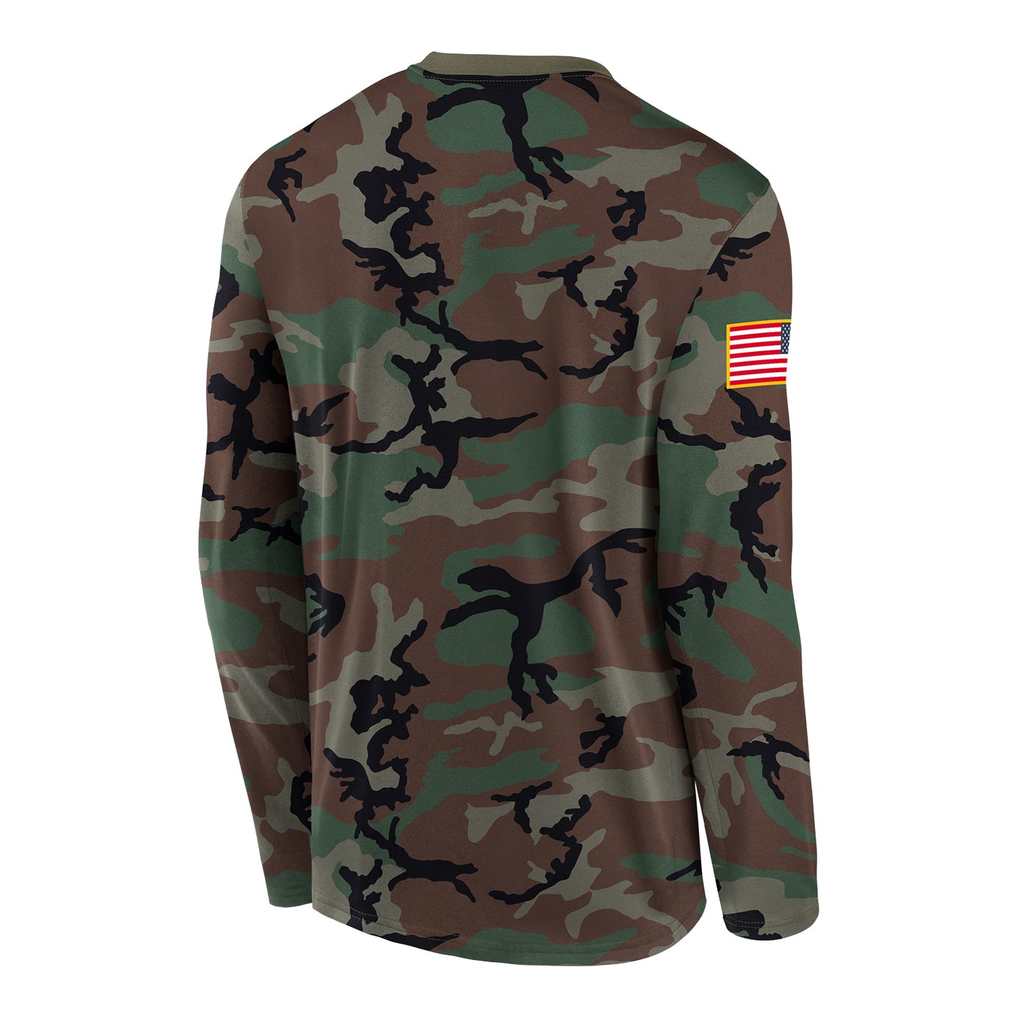 Ohio State Buckeyes Nike Our Honor Defend Camo Long Sleeve T-Shirt - Back View