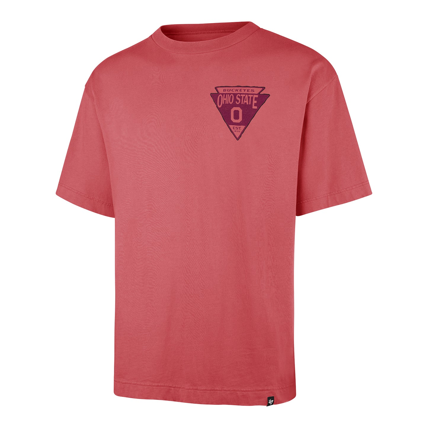 Ohio State Buckeyes 47 Brand Switchback Foundation T-Shirt In Scarlet - Front View