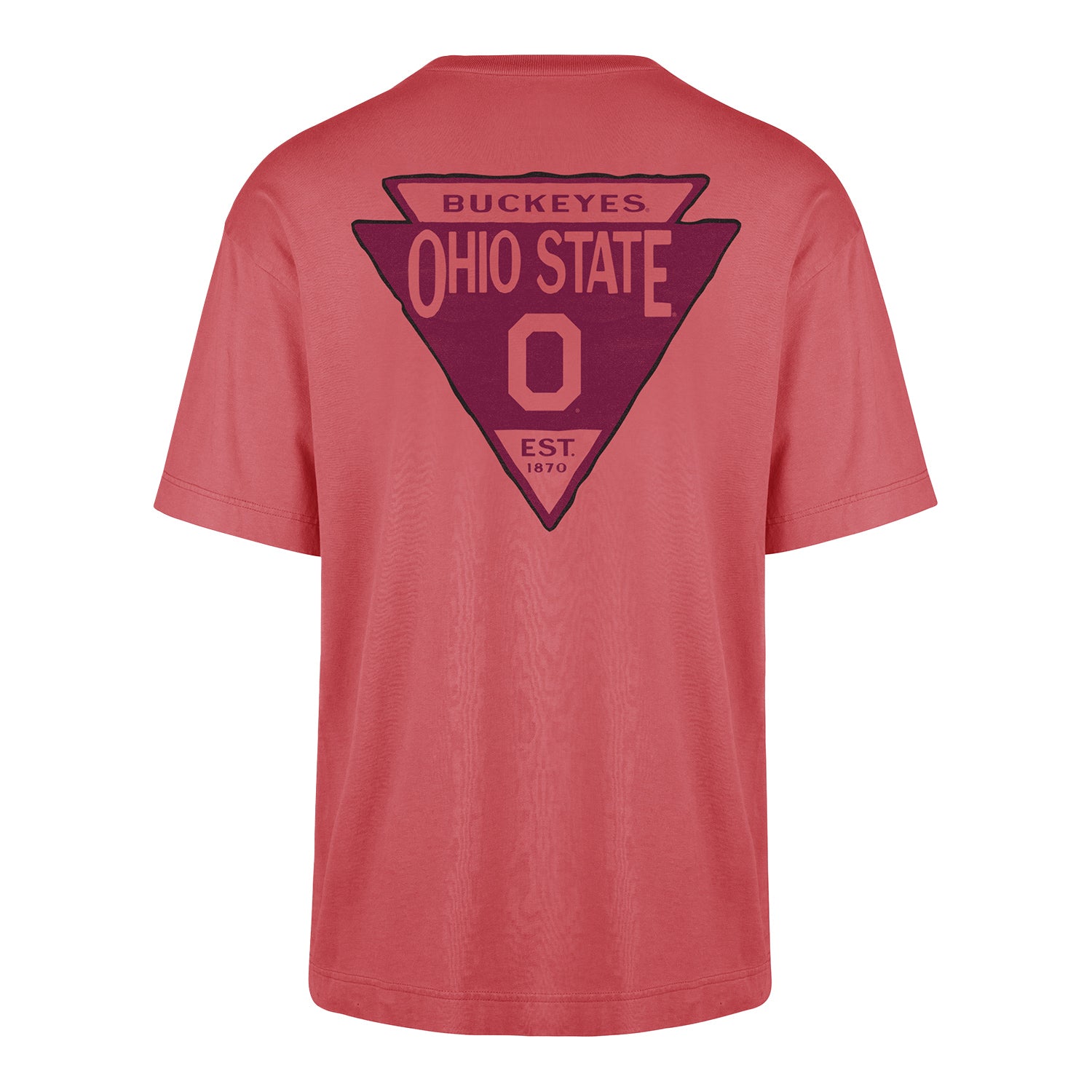 Ohio State Buckeyes 47 Brand Switchback Foundation T-Shirt In Scarlet - Back View