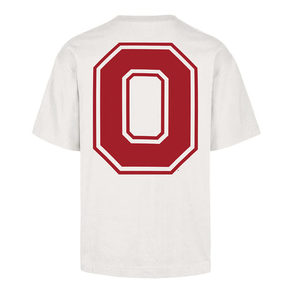Ohio State Buckeyes 47 Brand Lateral Foundation T-Shirt In White - Back View