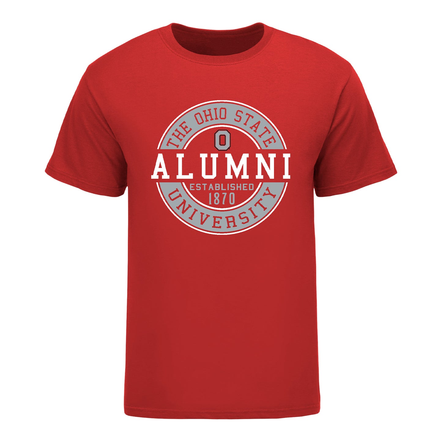 Ohio State Buckeyes Alumni Scarlet T-Shirt - Front View