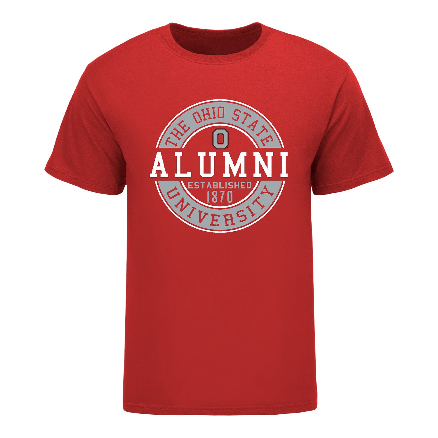 Ohio State Buckeyes Alumni Scarlet T-Shirt - Front View