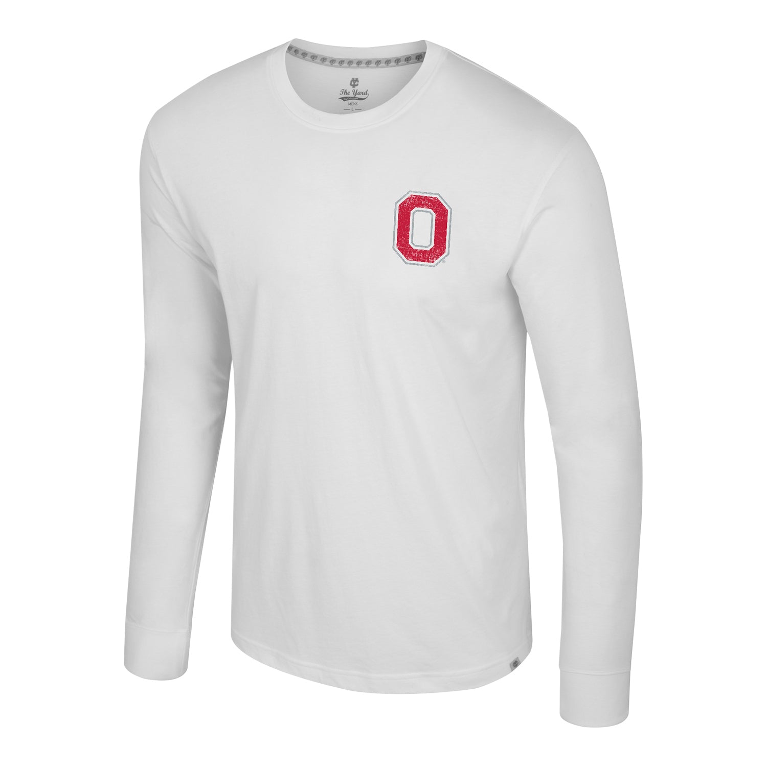 Ohio State Buckeyes Colosseum Running Brutus T-Shirt In White - Front View