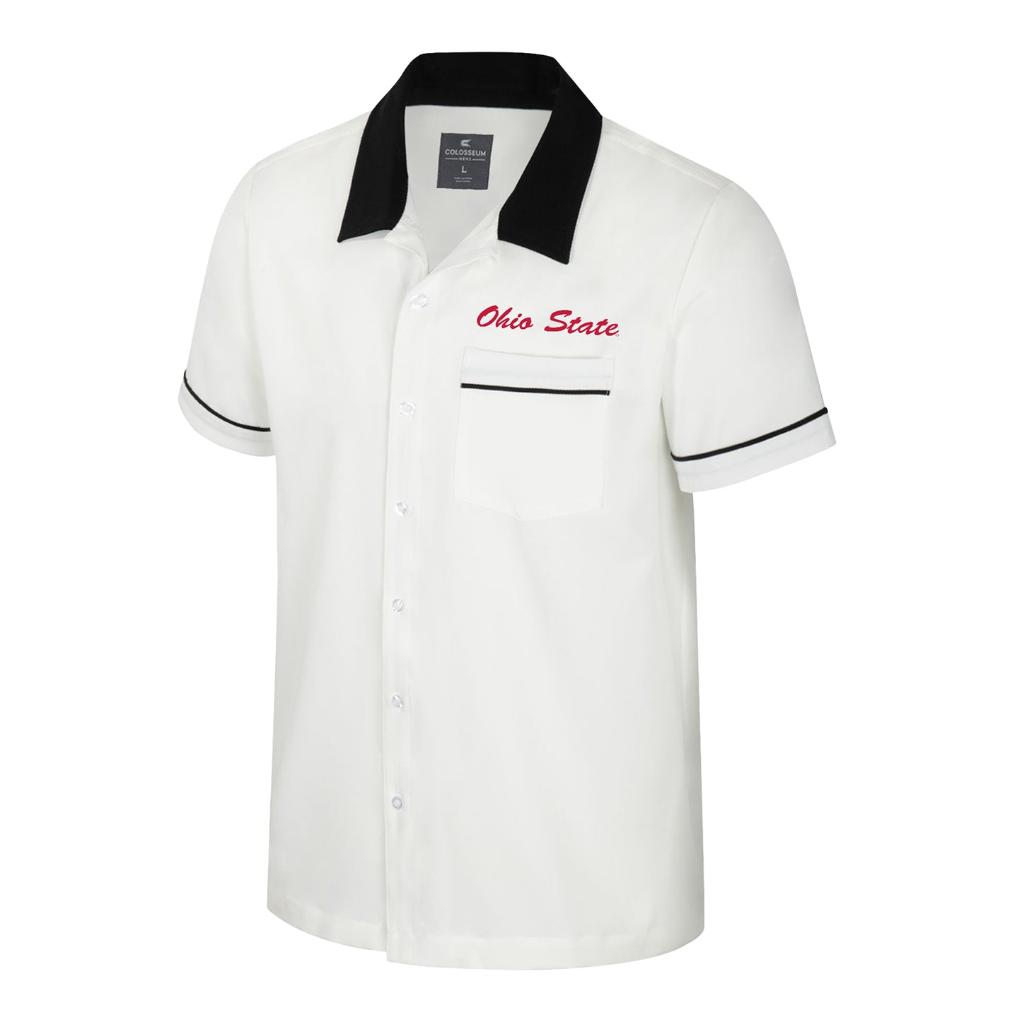 Ohio State Buckeyes Contrast Bowling T-Shirt - Front View