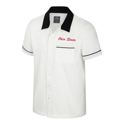 Ohio State Buckeyes Contrast Bowling T-Shirt - Front View
