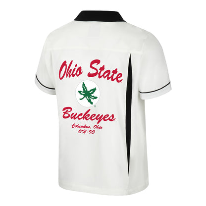 Ohio State Buckeyes Contrast Bowling T-Shirt - Back View