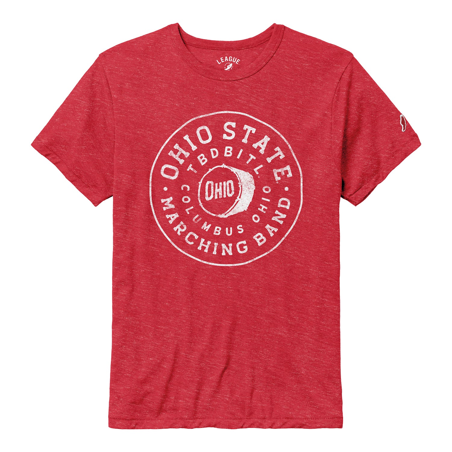 Ohio State Buckeyes L2 Brands TBDBITL T-Shirt In Red - Front View