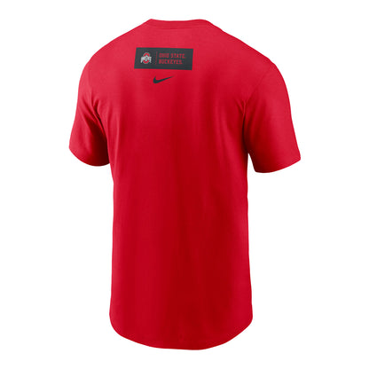 Ohio State Buckeyes Nike Primetime Arch T-Shirt - BAck View
